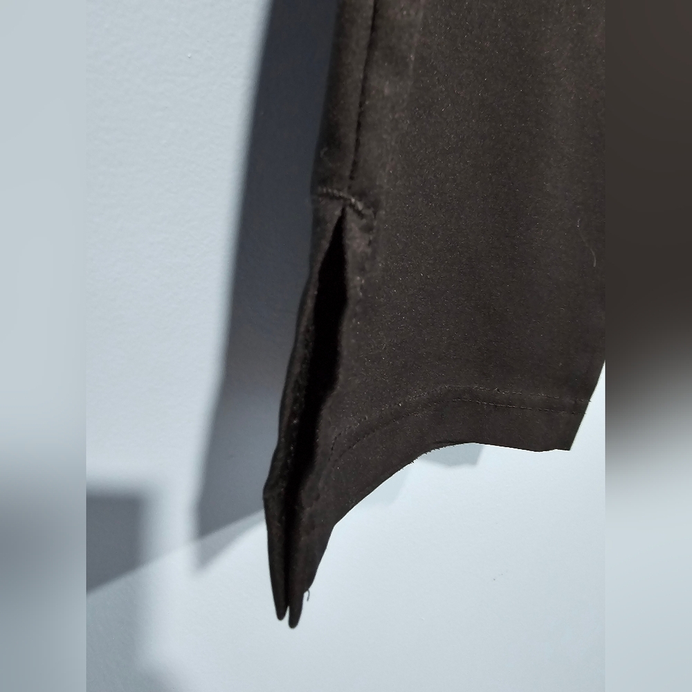 Black Women's Drawstring Scrub Pants - Picture 4 of 8